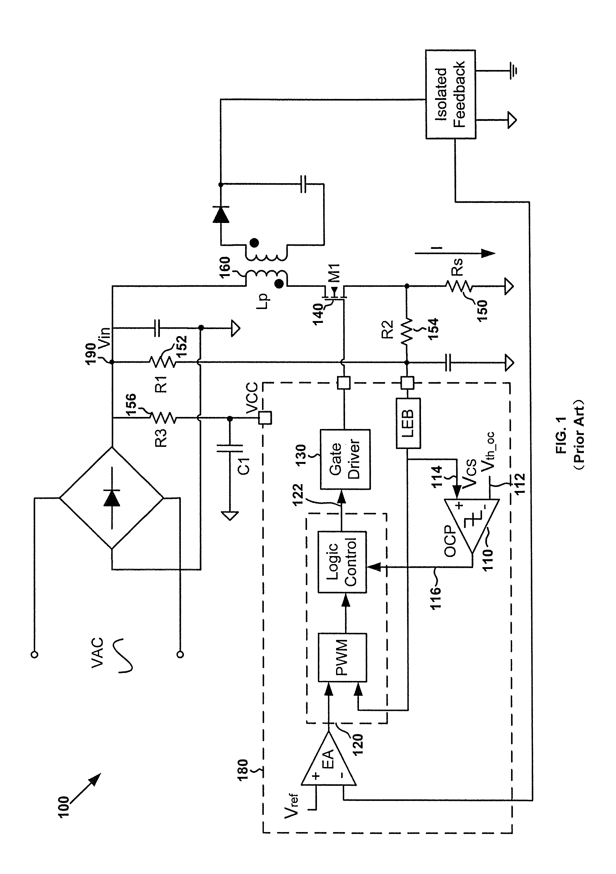 System and method providing over current protection based on duty cycle information for power converter