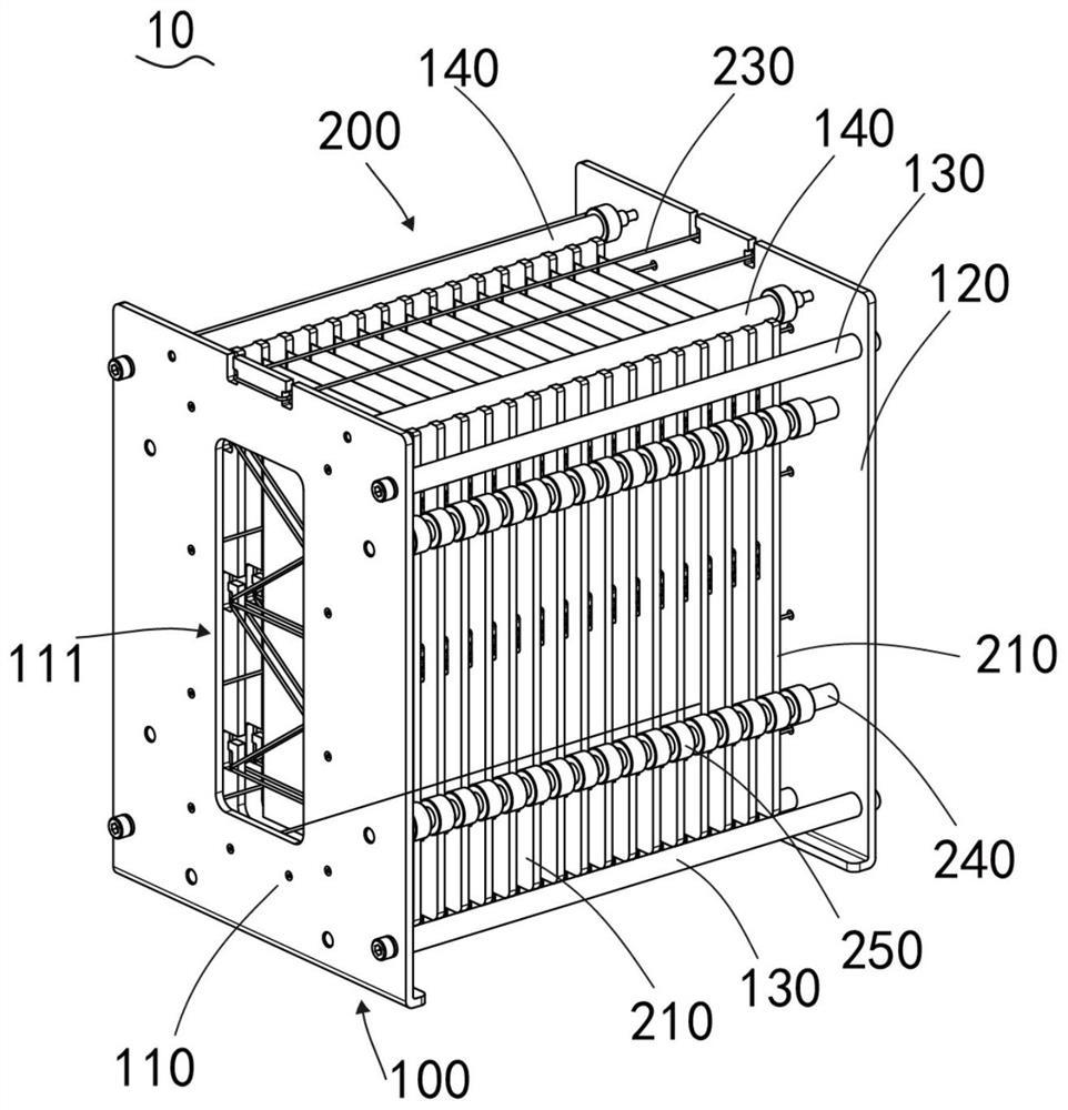 Ultra-thin glass tempering device