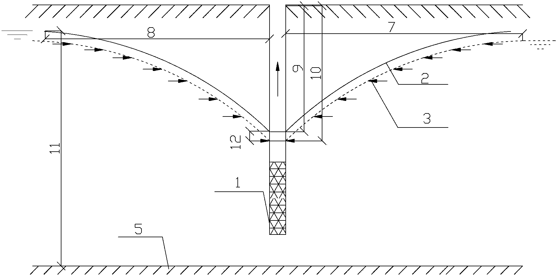 Method for calculating water discharge amount and water discharge time during dynamic water fall process in submersible partially penetrating well or well group