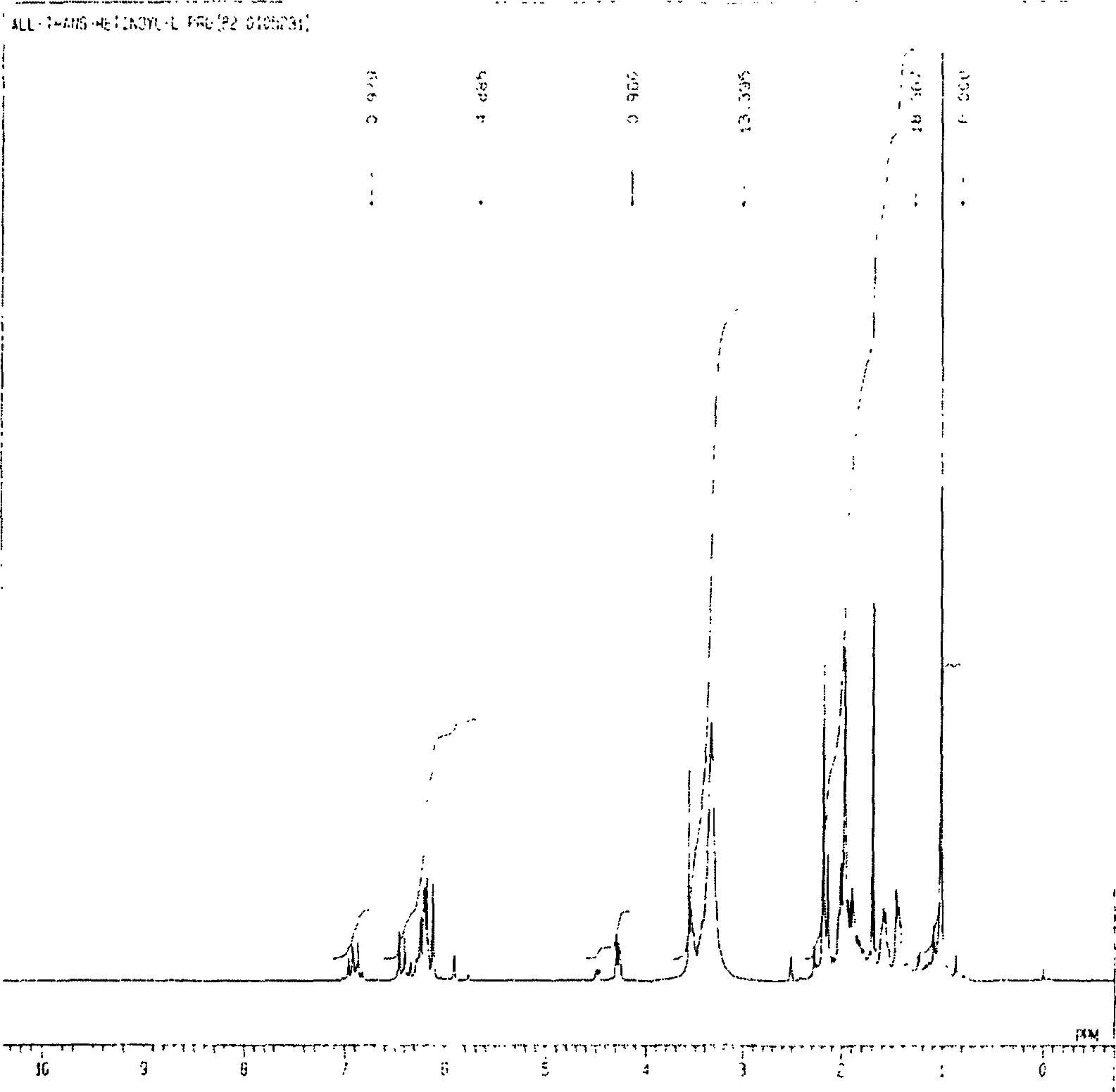 Compound N-total trans dimension methanamide derivative and its preparation method and application