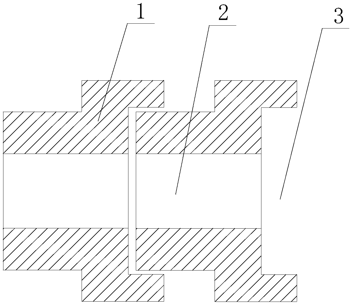 Self-tensile strength measuring mold of flame-spraying nylon coating layer