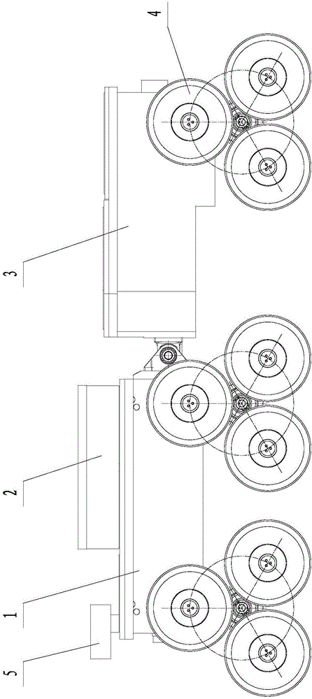 Flame-proof type obstacle-crossing robot