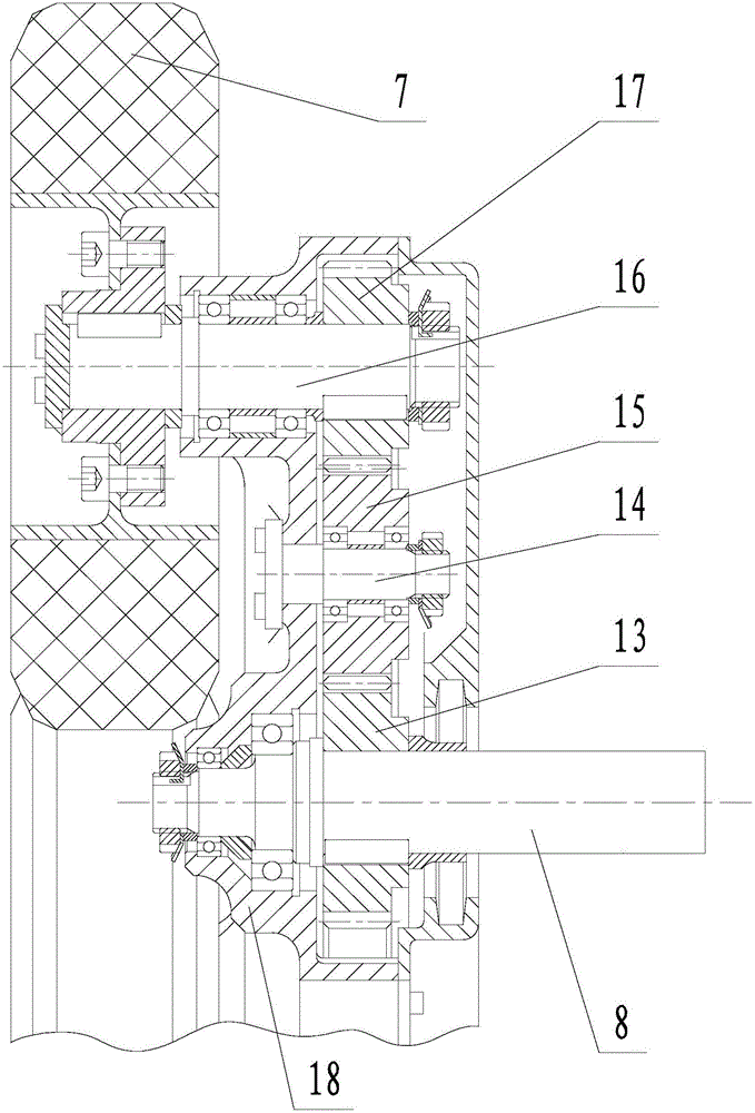 Flame-proof type obstacle-crossing robot