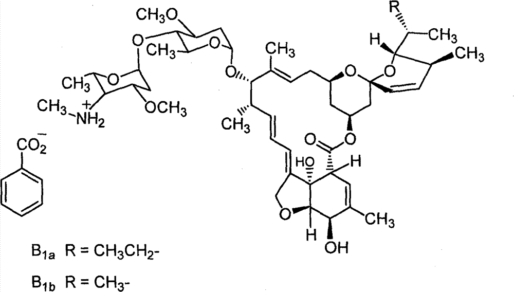 Emulsifiable grains of emamectin benzoate and preparation method thereof