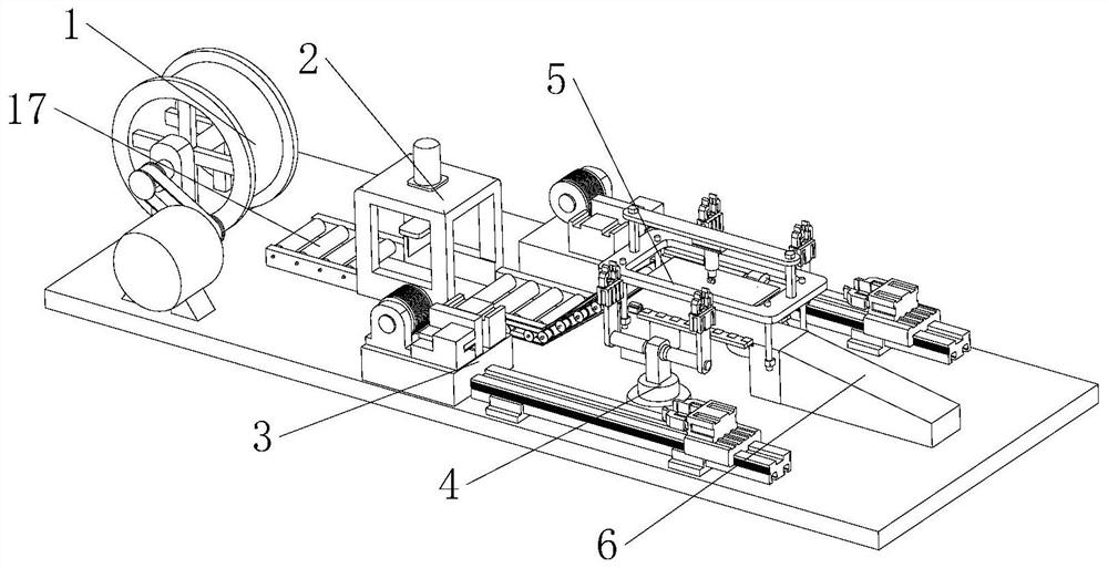 Automatic bending and wire-wrapping machine for mutual inductor copper skin