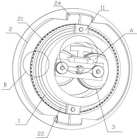 Accurate guiding granulator