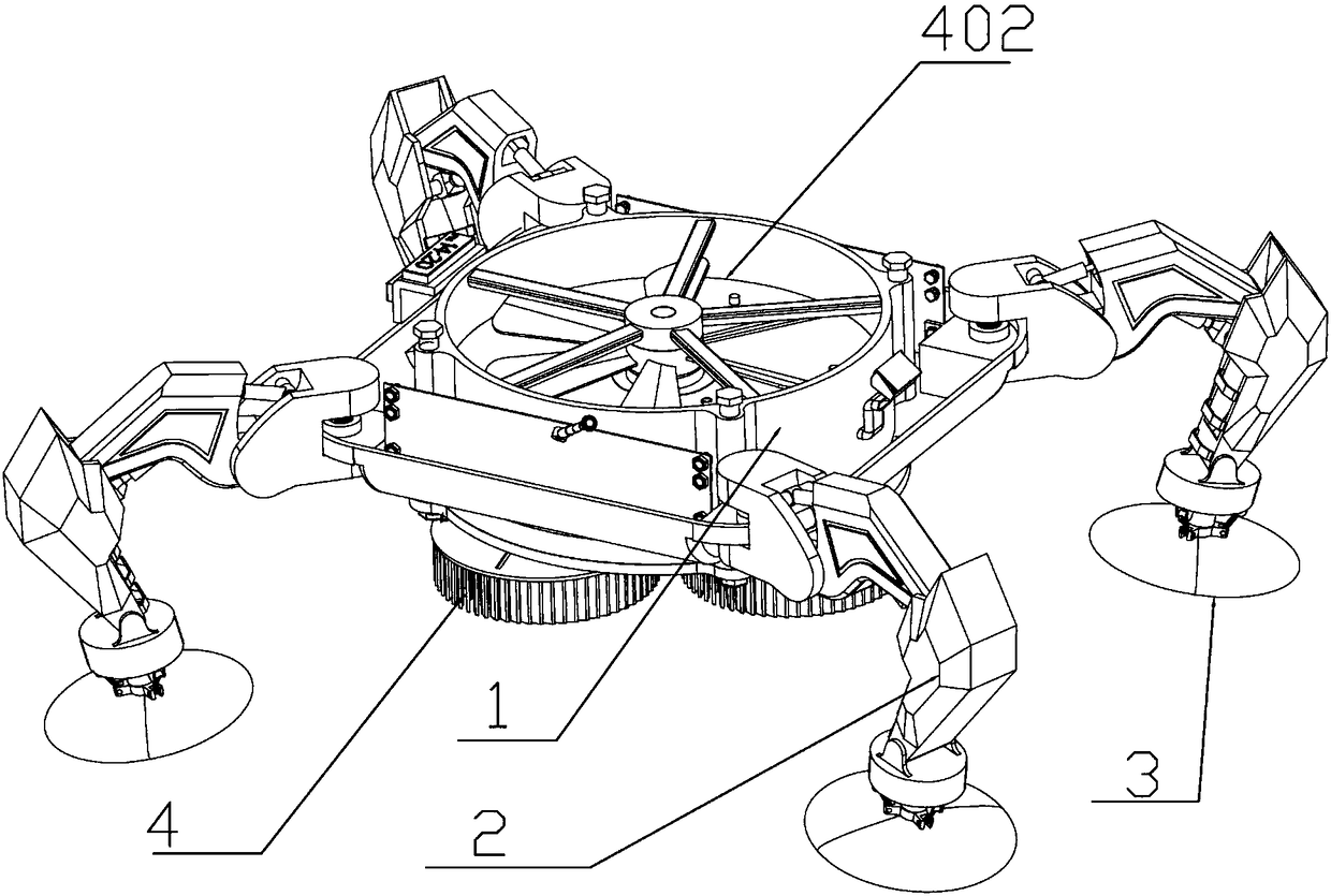 Curtain wall glass cleaning robot