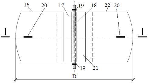 Large-buried-depth tunnel top vertical shaft backfilling load-reducing structure and construction method thereof