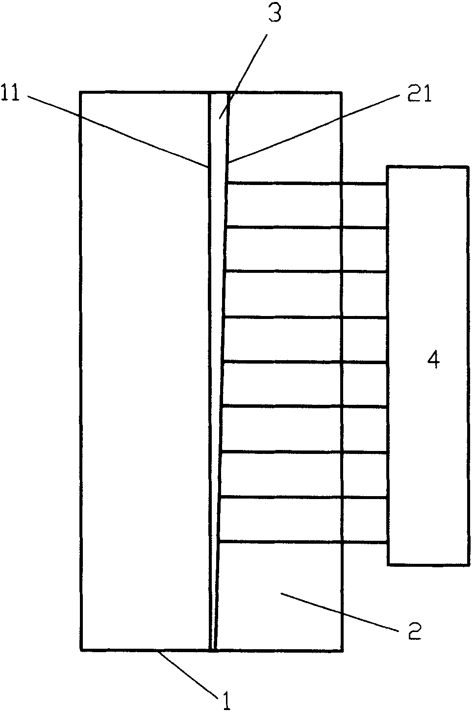 Method and device for testing thermal circulation parameters of laser welding