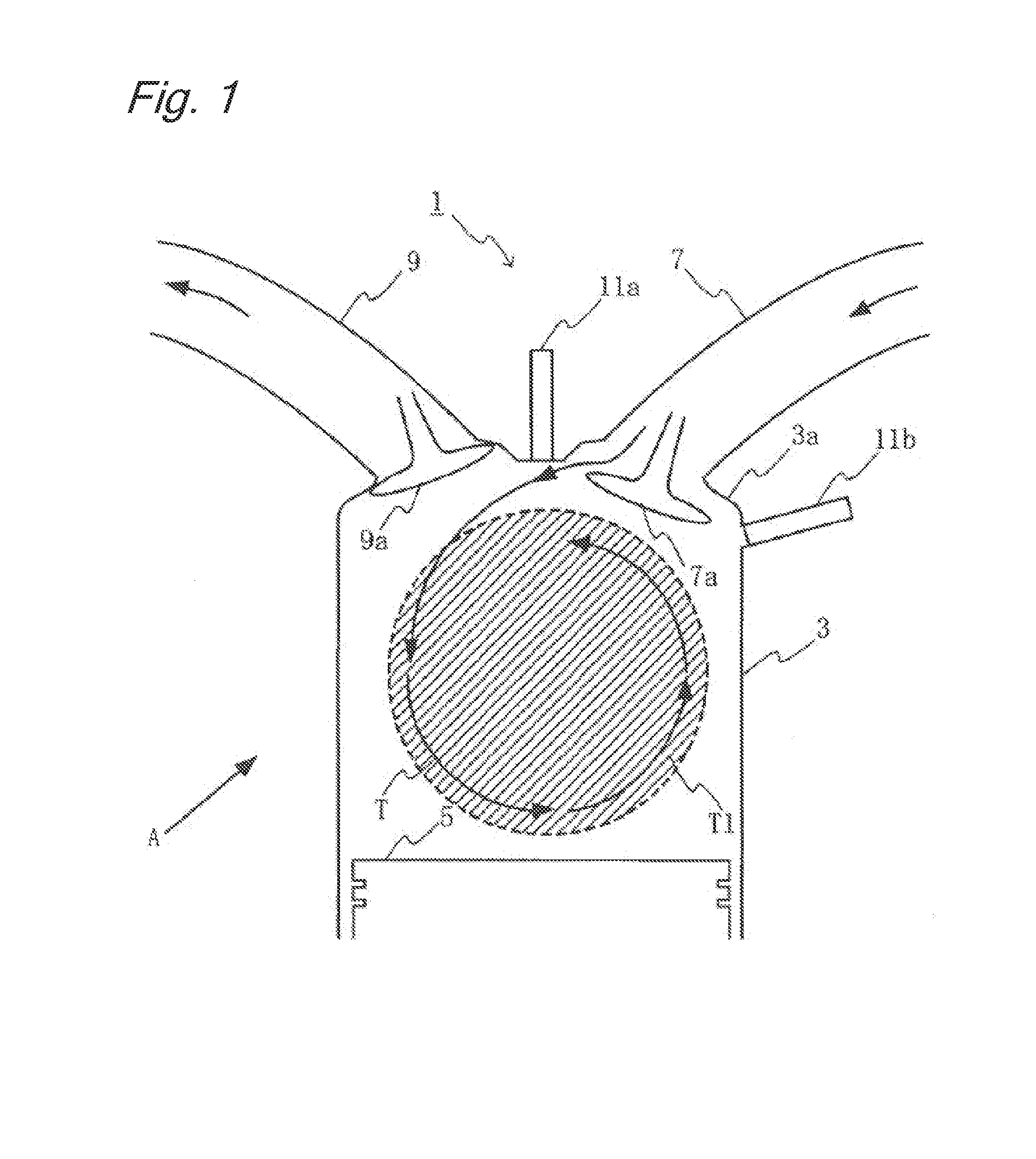 Fuel injection valve, internal combustion engine and fuel injection method