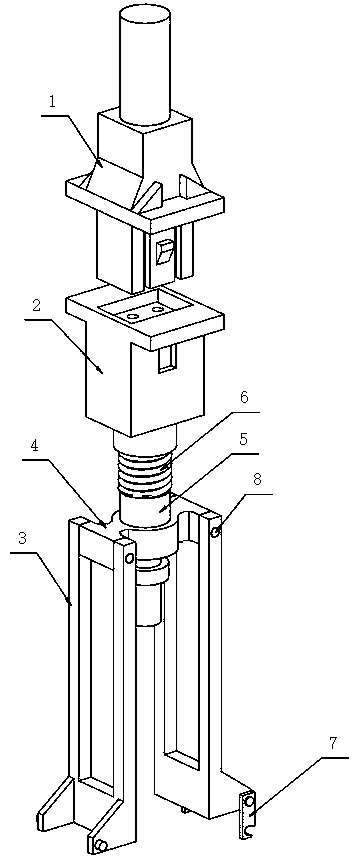 Anti-falling data line connector for high-speed data collection equipment