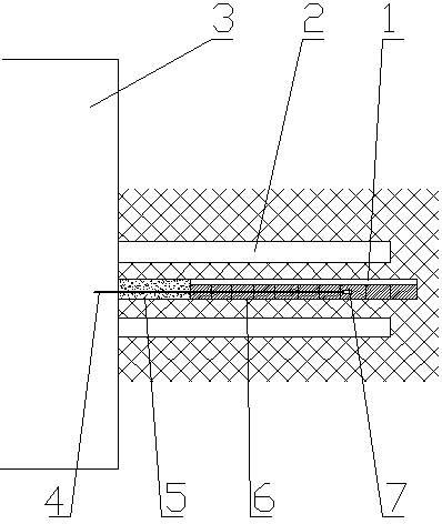 Mine gallery driving cut blasting method