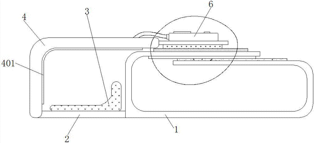 Patient wound anti-bleeding alarm device for burn department