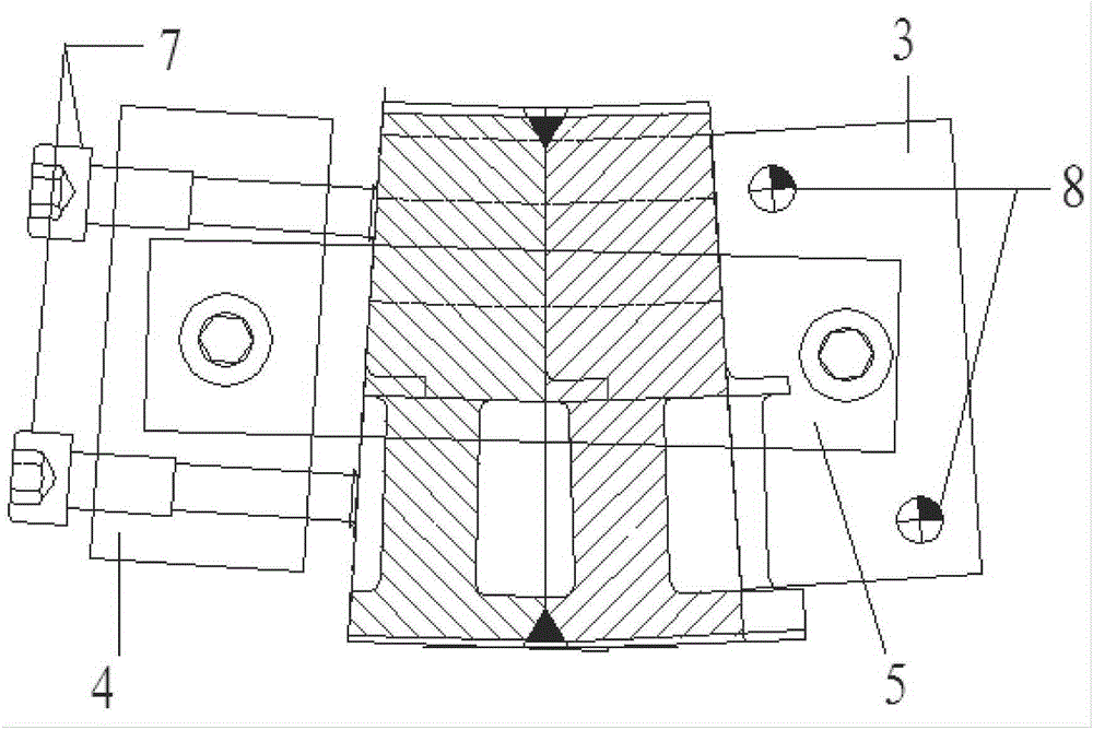 Tooling and technology for group machining of multi-arc surfaces of steam turbine blades