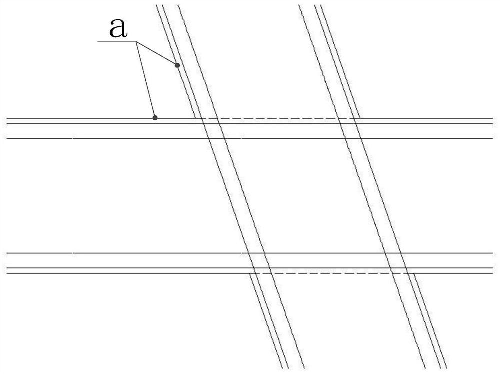 Supporting system at transfer node of urban rail transit transfer station and construction method