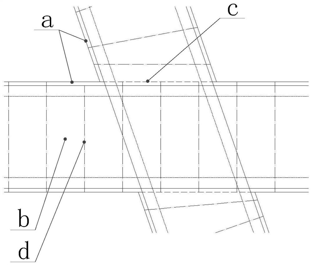 Supporting system at transfer node of urban rail transit transfer station and construction method