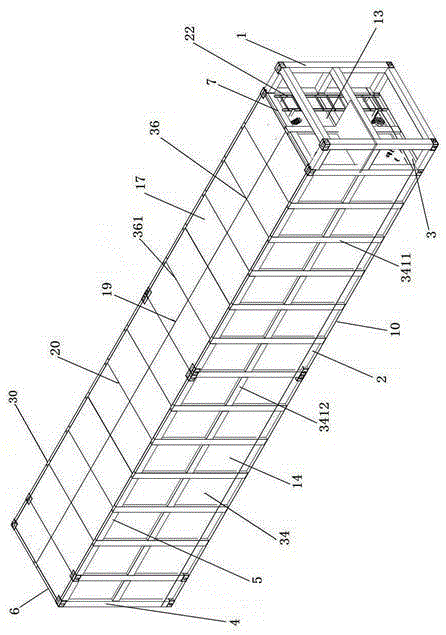 A container system used in oil well drilling operations