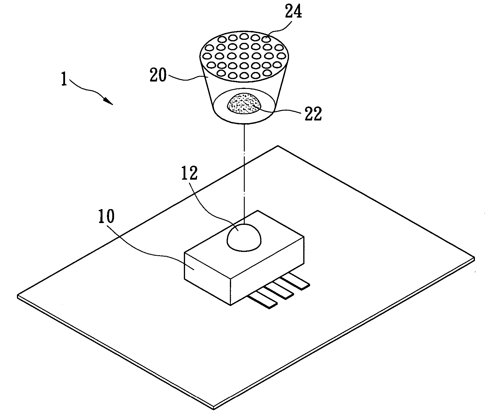 Illumination apparatus having adjustable color temperature and method for adjusting the color temperature