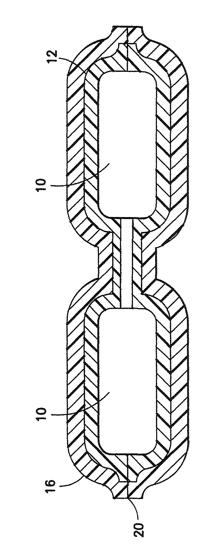 Protected filter units for safety filtration and method for production thereof