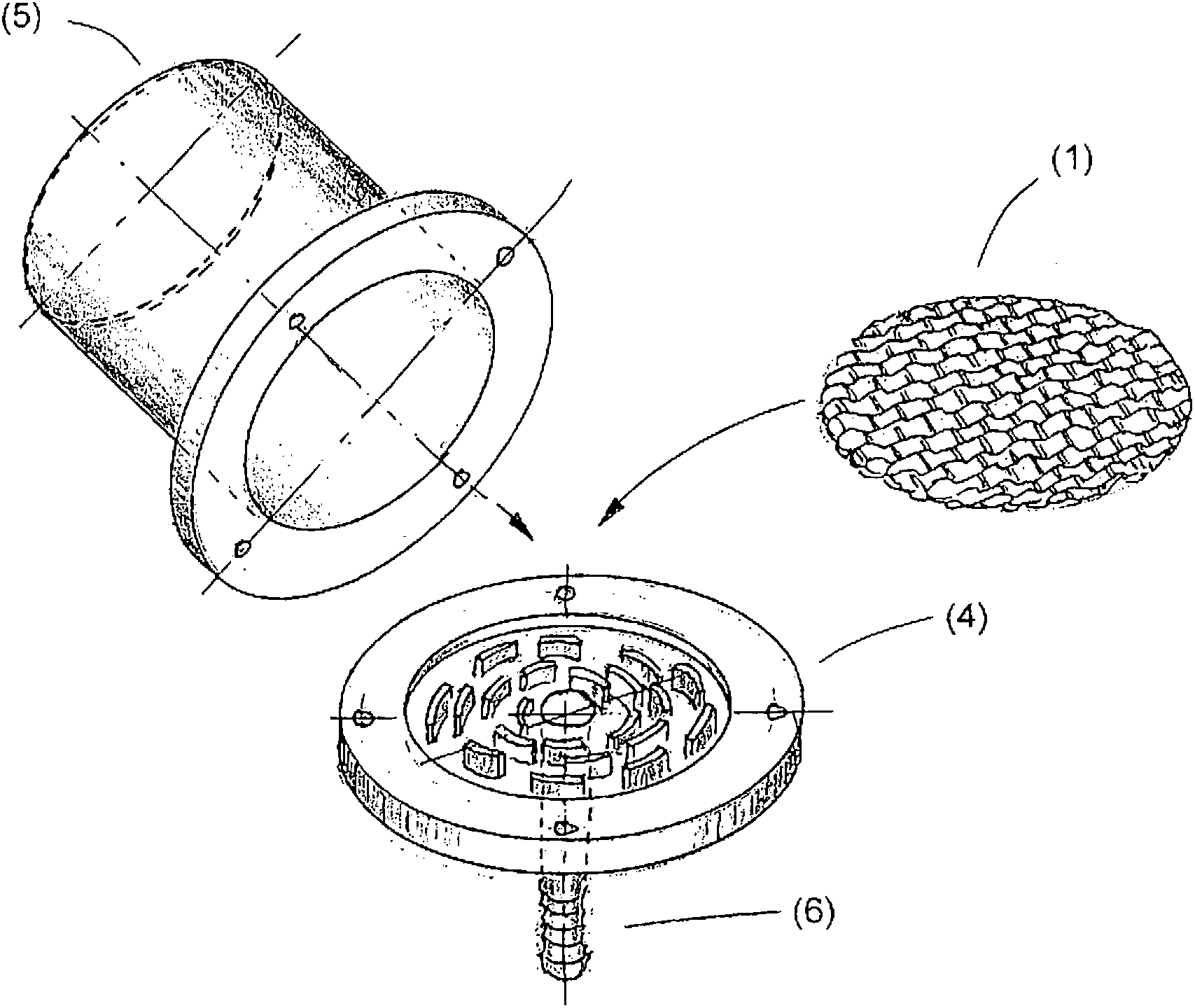 Woven filter fabric for a band filter