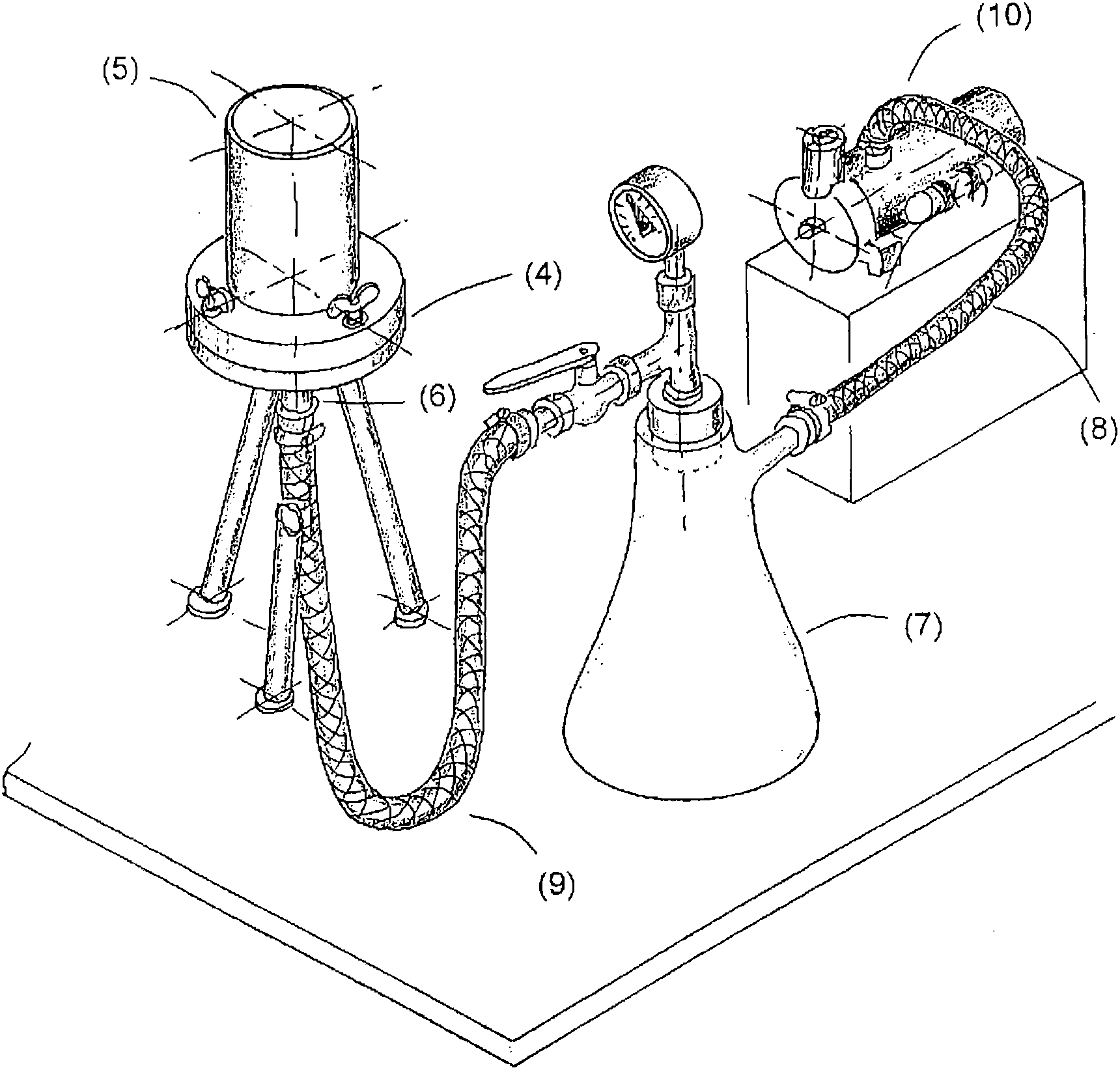 Woven filter fabric for a band filter