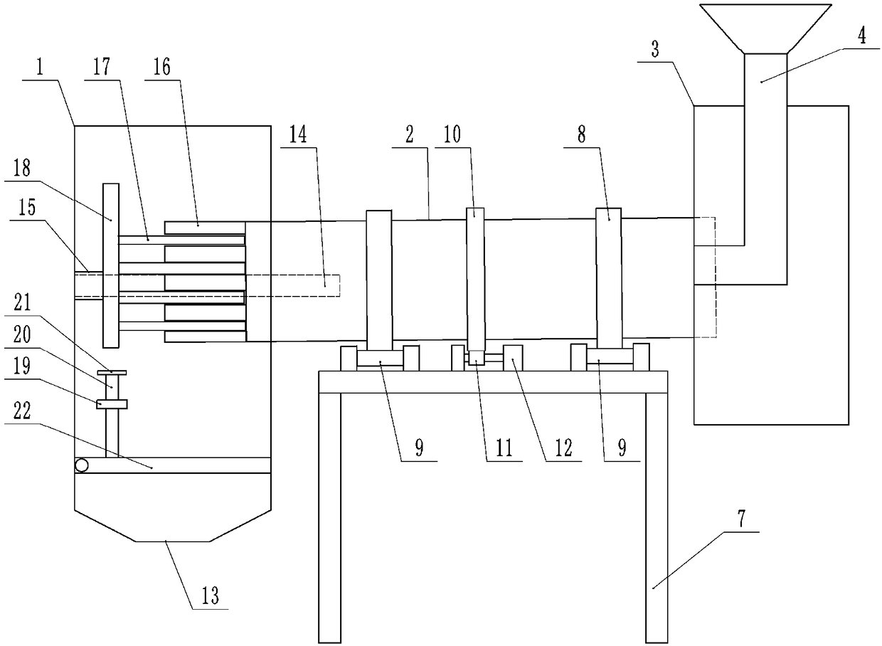 Rotary kiln structure