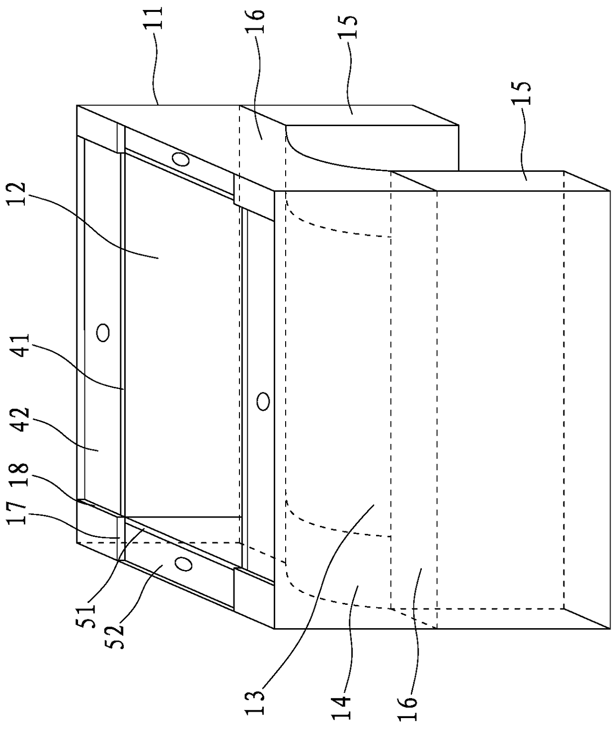 A performance testing device for mine roof reinforcement material and its application method