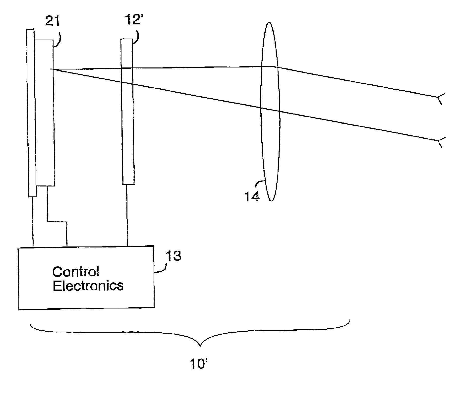 Imaging system using color sensors and tunable filters