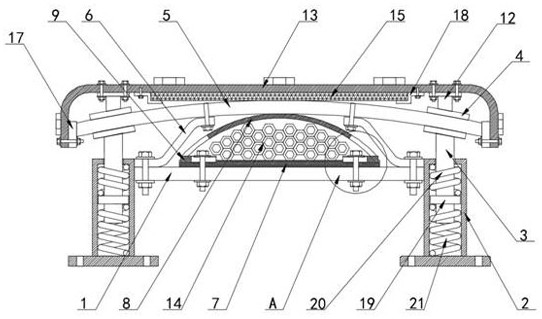 Automobile anti-collision cross beam with high impact resistance