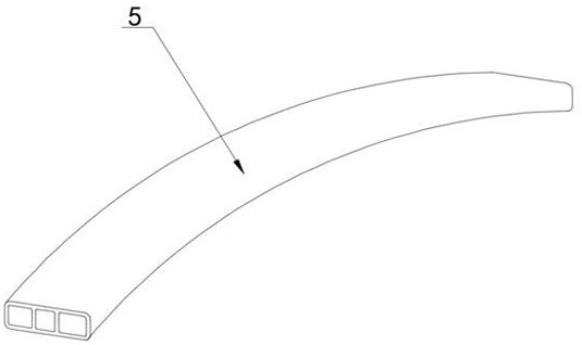 Automobile anti-collision cross beam with high impact resistance