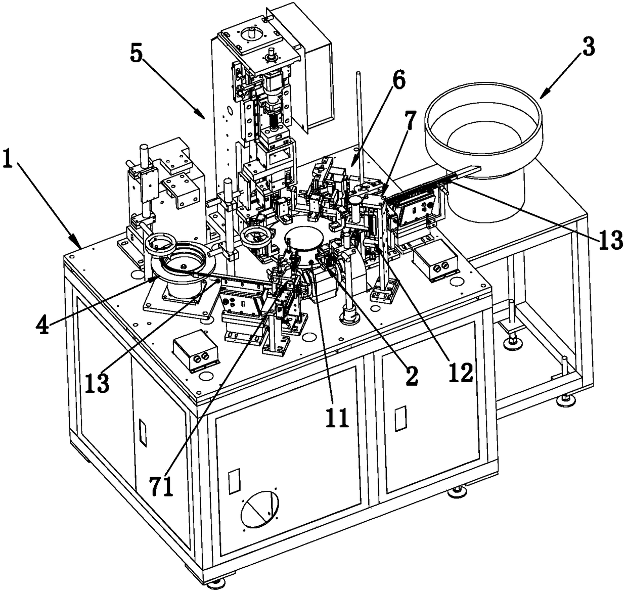 Full-automatic circuit breaker contact and silver point welding equipment