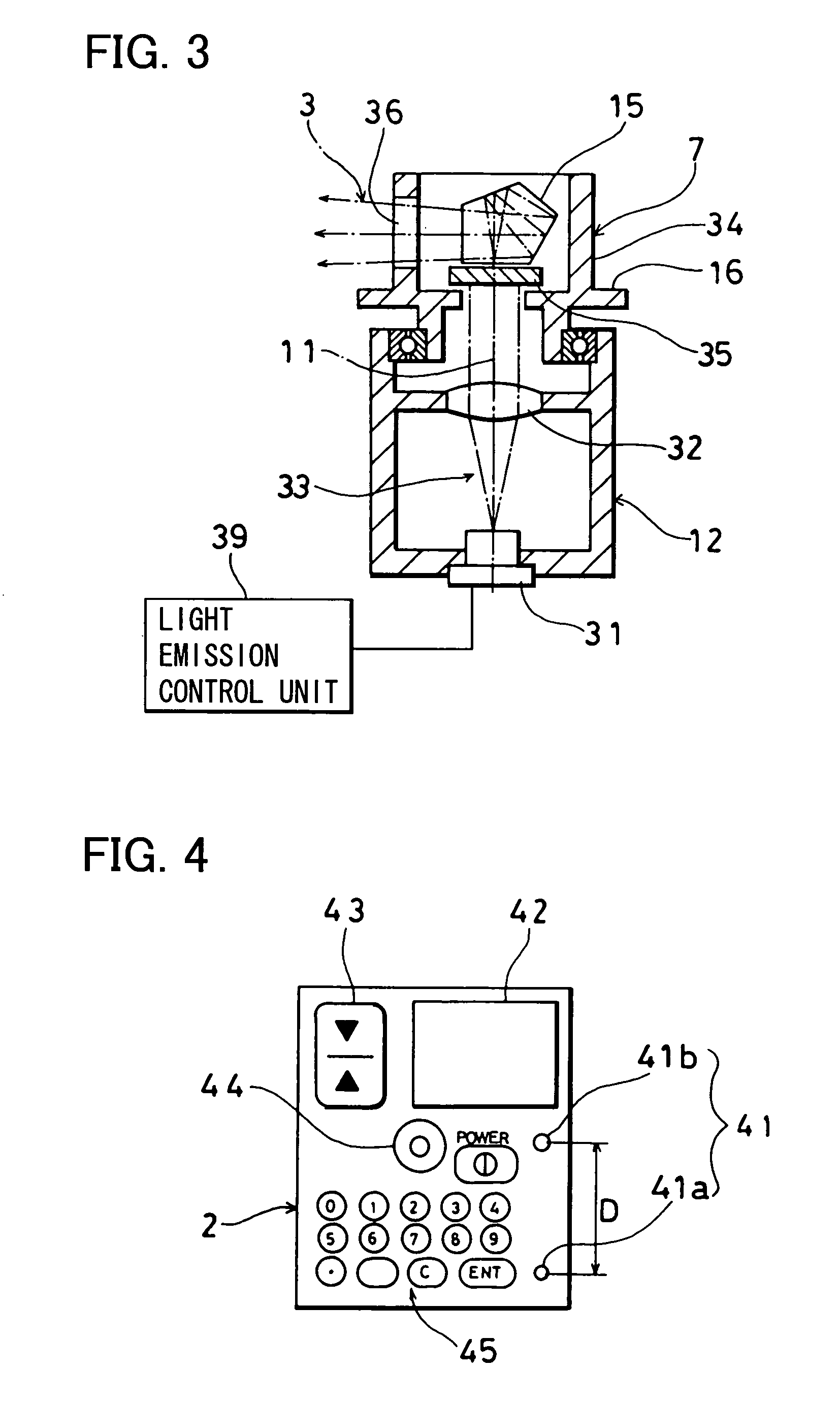 Laser measuring method and laser measuring system having fan-shaped tilted laser beams and three known points of photodetection system