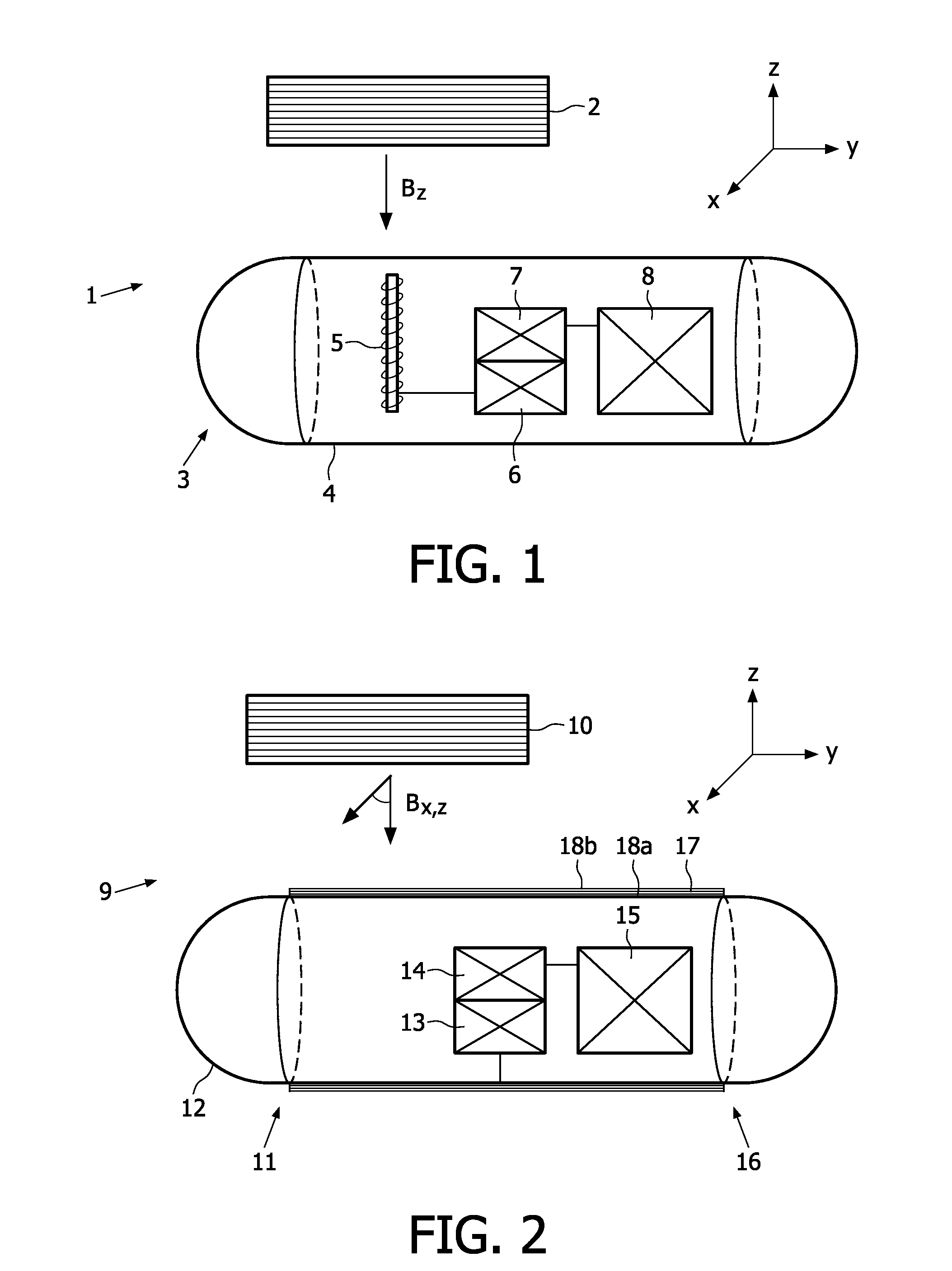 Electronic device suitable for bioimplantation