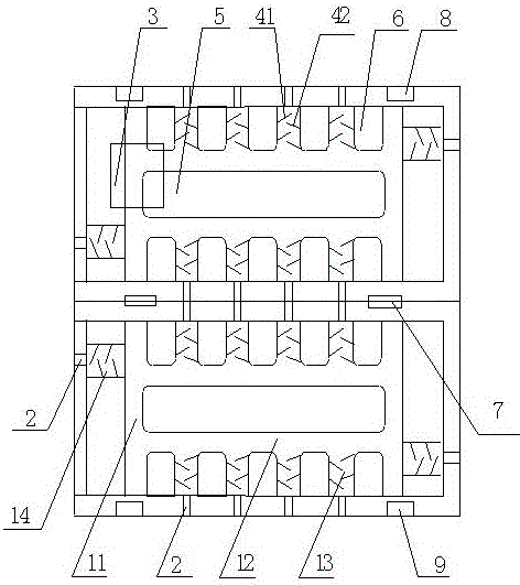 Anti-blocking buckle of infiltrating irrigation pipe