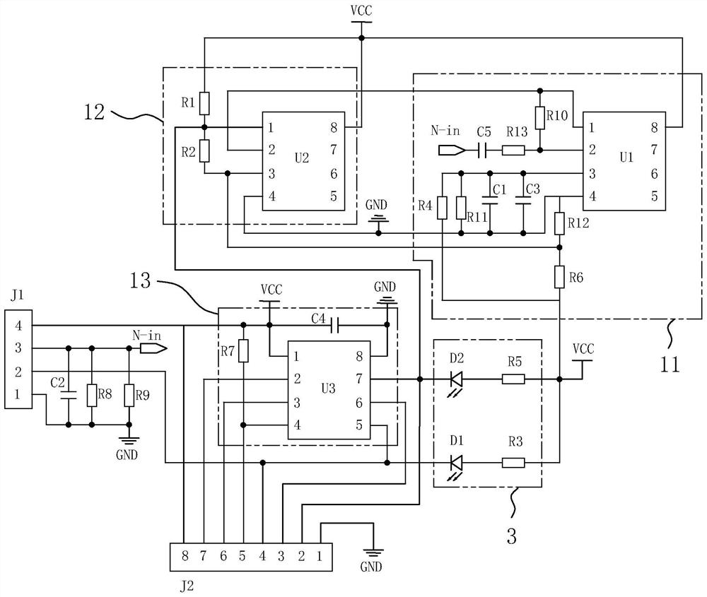 Wiring control method and system of emergency power supply controller