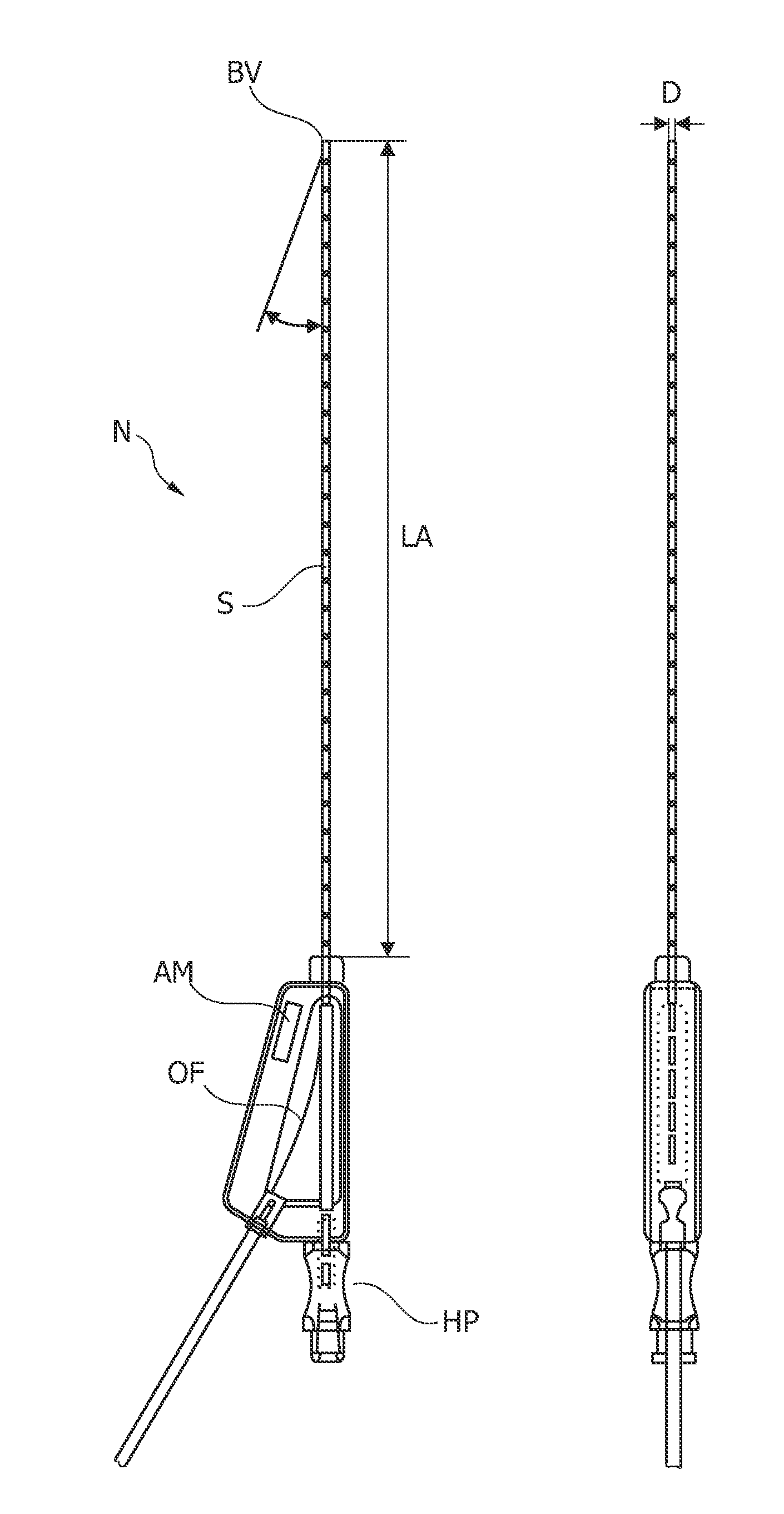 Algorithm for photonic needle console