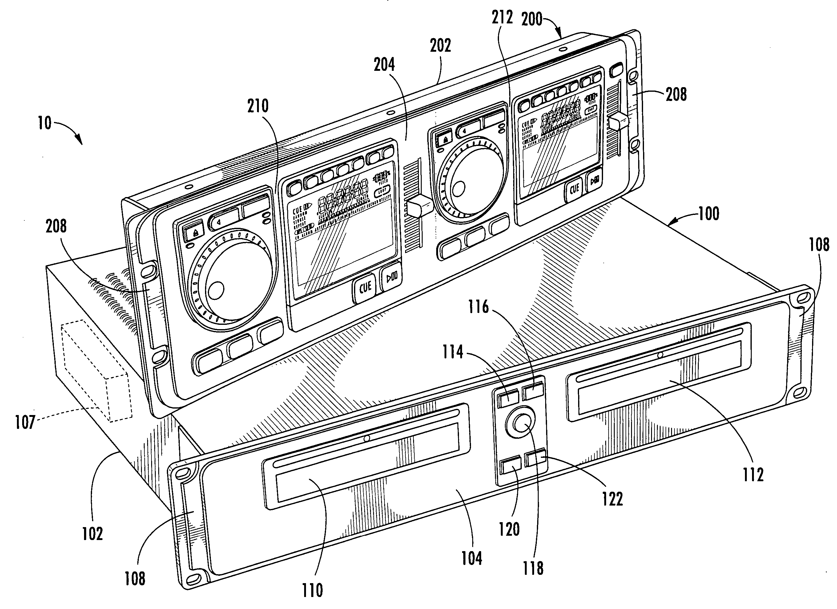 Digital music system for disc jockeys