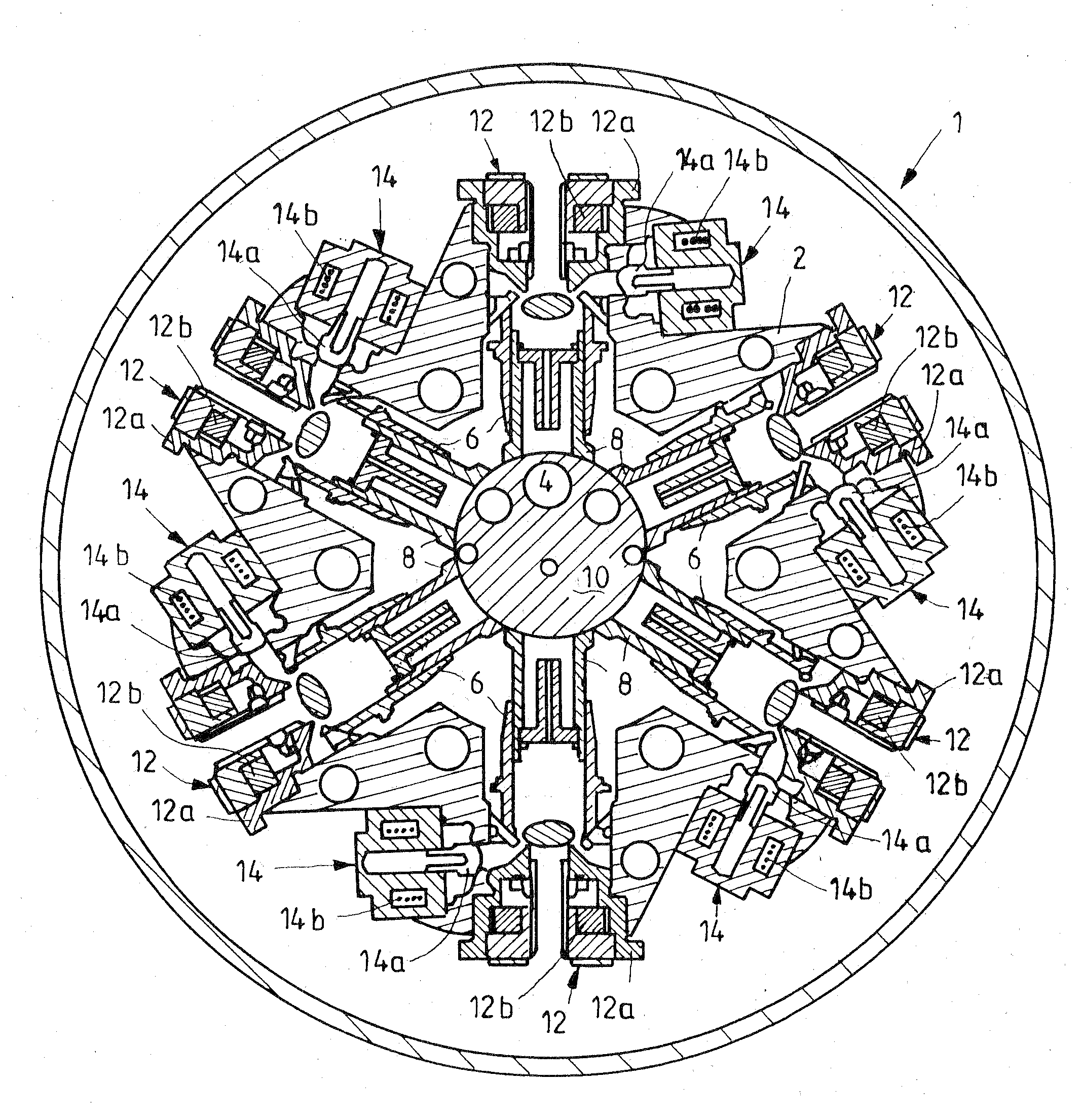 Valve-controlled positive-displacement machine