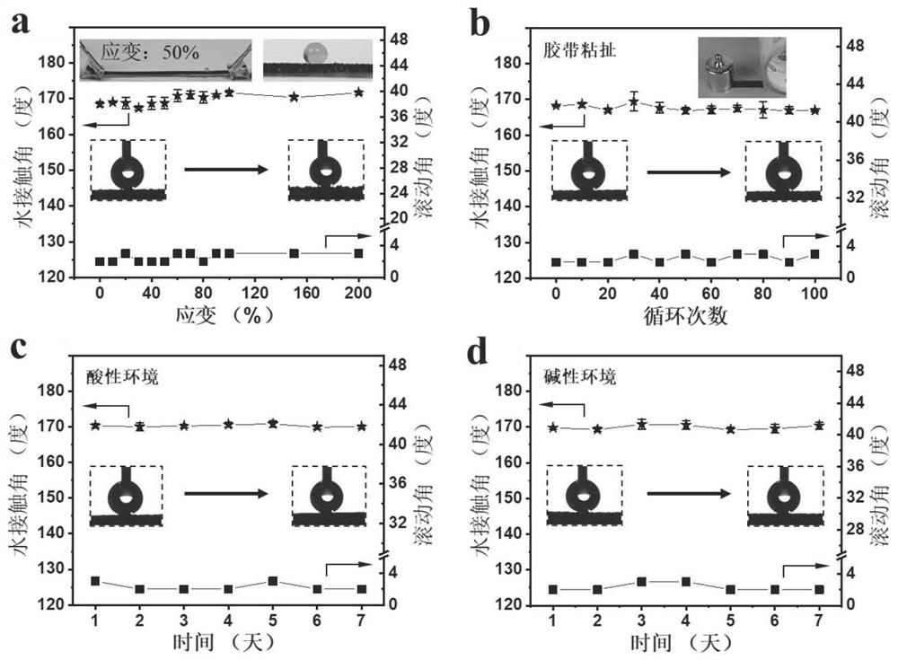 High-performance multifunctional strain sensor material with stable interface as well as preparation method and application of high-performance multifunctional strain sensor material