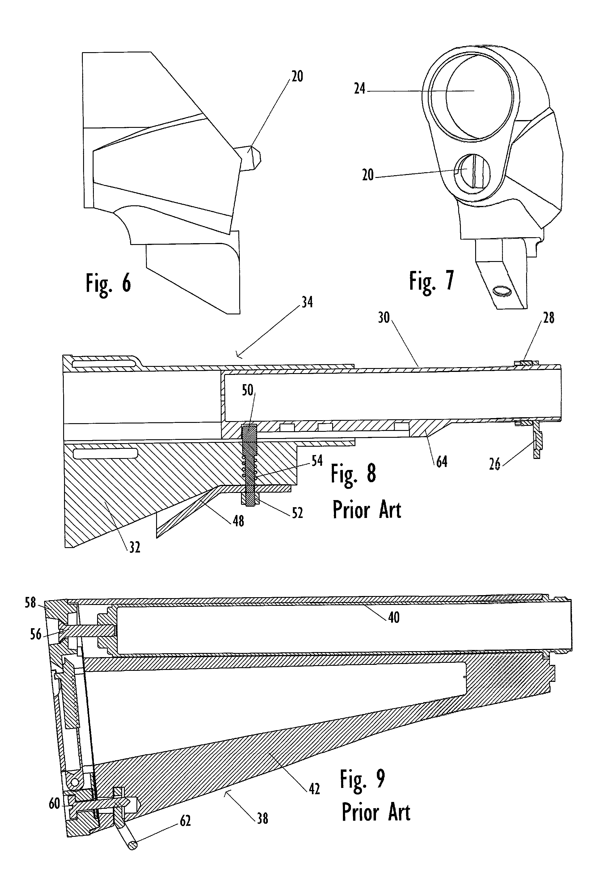 Firearm interface for a buttstock and pistol grip