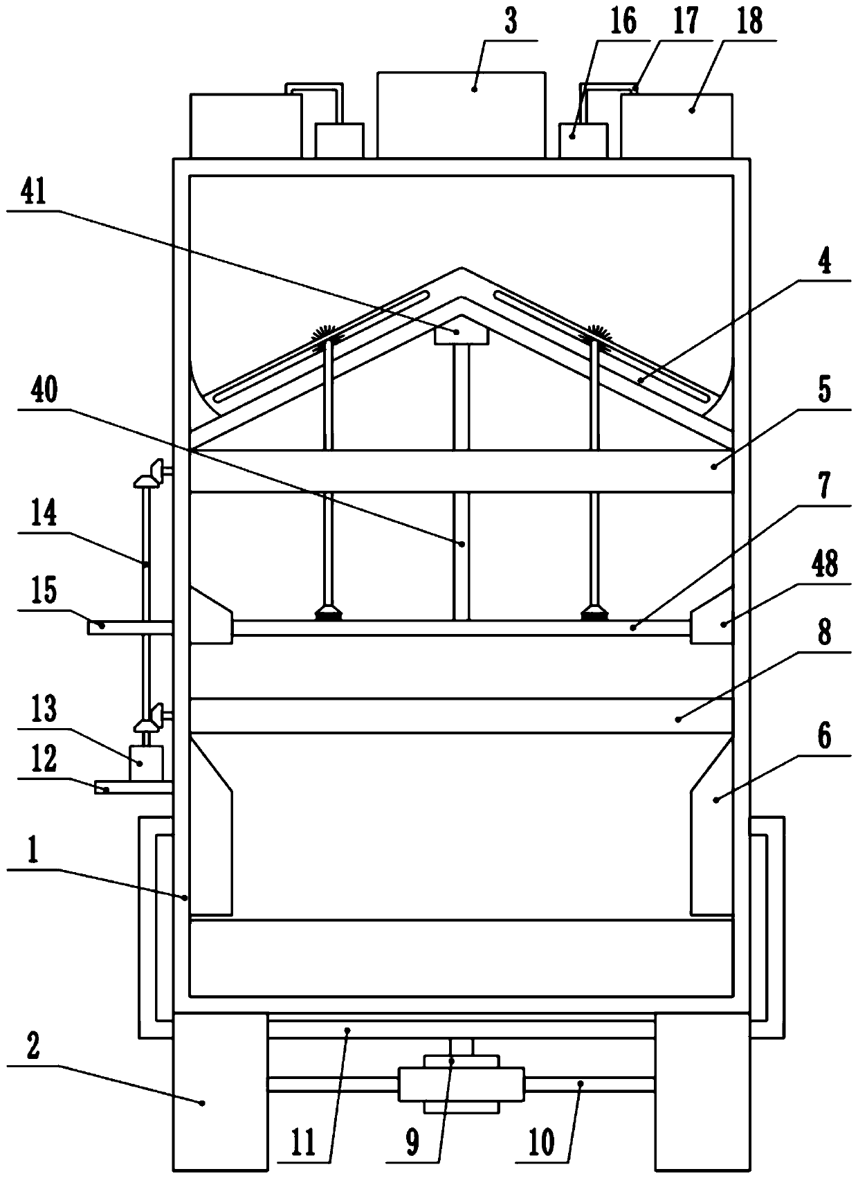 Device capable of using garbage incineration power generation smoke for sludge incineration