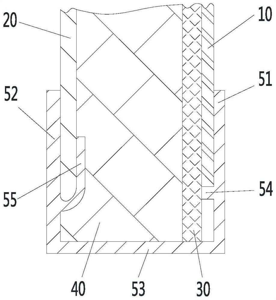 Muffler structure, fan coil unit and fan cabinet unit