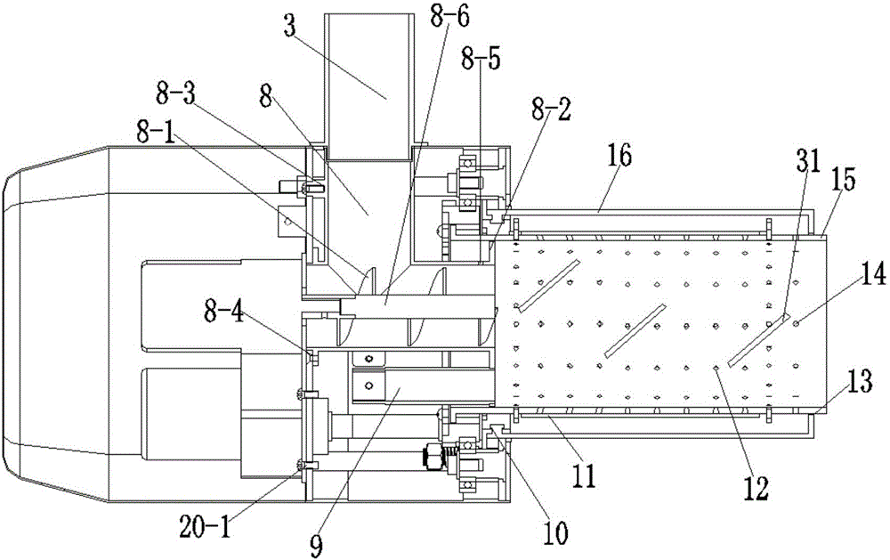 Inner cylinder rotating type biomass particle burner