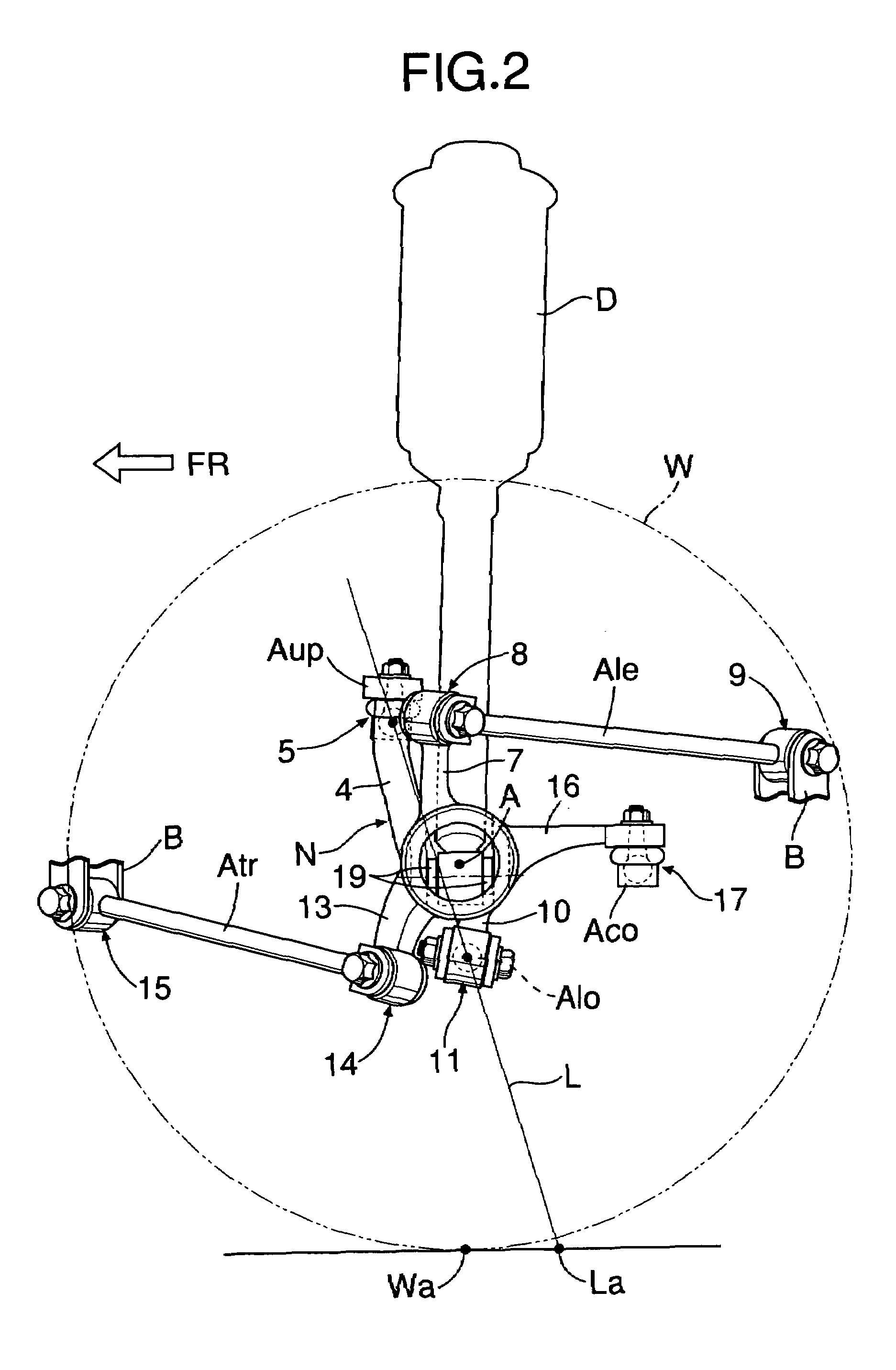 Vehicular rear suspension system