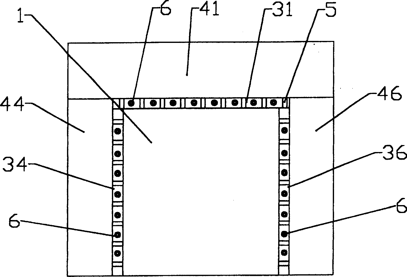 Method for pouring and assembling light wallboard