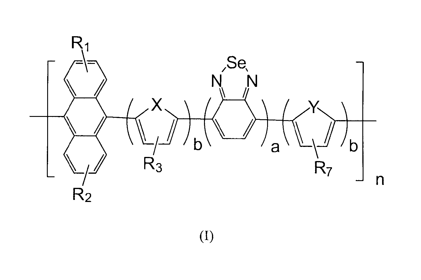 Copolymer comprising anthracene and benzoselenadiazole, preparing method and uses thereof