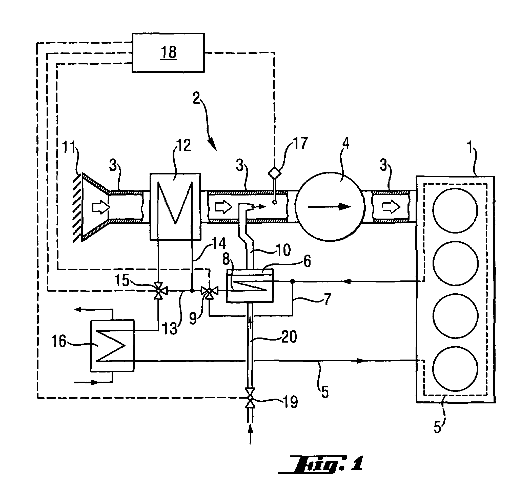 Arrangement and method in connection with diesel engine