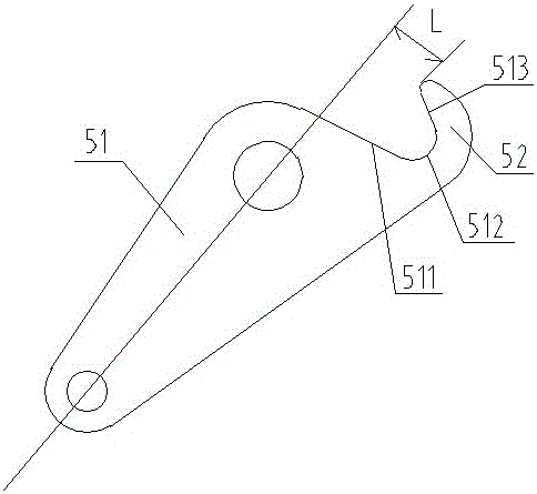 Locking device applied to integrated square cabin component