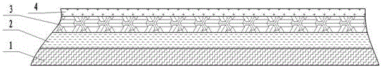 Bacteria-resistant mildew-resistant anti-ash fabric