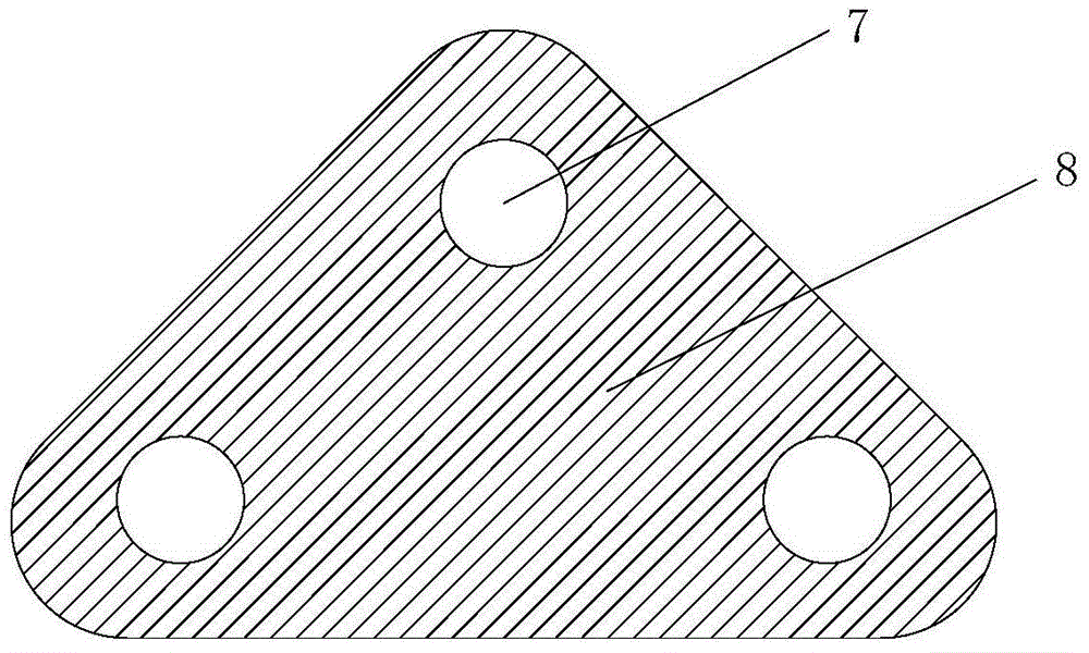 Formwork support structure and construction method of variable cross-section cast-in-place box girder with flat and longitudinal curve combined section